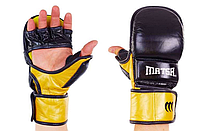 Перчатки для смешанных единоборств MMA Кожа Matsa