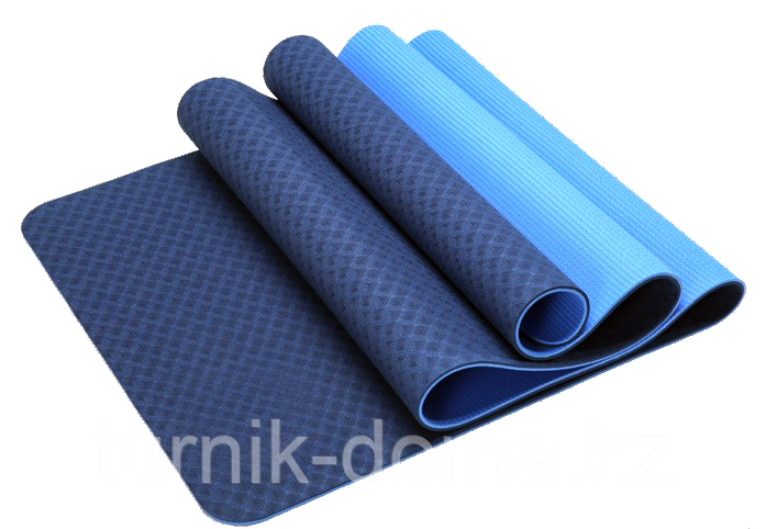 Антибактериальный коврик для йоги, фитнеса ECO-FRIENDLY TPE Yoga Mat, 8 мм