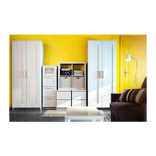 Шкаф 2-дверный БРИМНЭС белый 78x190 см ИКЕА, IKEA - фото 8 - id-p42057014