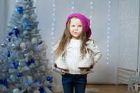 детская фотосъемка, детский портрет, детский фотограф, новый год, новогодняя фотосессия, елка и мандарины, новогодняя фотосессия в бело-синих тонах