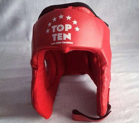 Боксёрский шлем кожазам PU