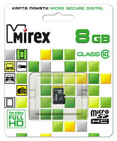 Micro sd 8 gb Mirex 10 Class оригинал