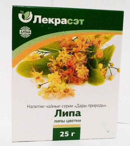 Липа, цветки, 25 г