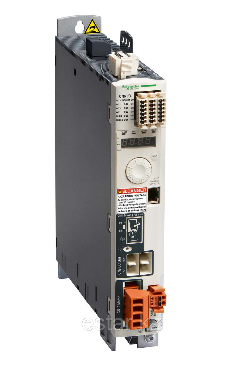 Сервопривод LXM32C 0.3 кВт при 230 В, аналоговый вход 4.5A