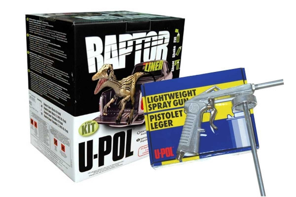 Защитное покрытие RAPTOR U-POL RLT/S4/GUN промокомплект колеруемый (4X750+отв+пистолет)