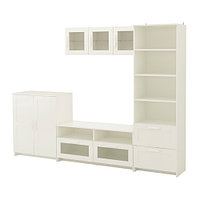 Шкаф для ТВ БРИМНЭС комбинация белый ИКЕА, IKEA, фото 1