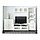 Шкаф для ТВ БРИМНЭС комбинация белый ИКЕА, IKEA, фото 2