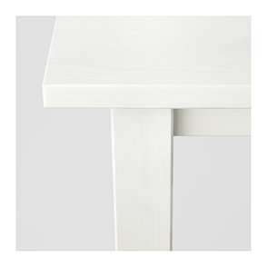 Придиванный столик ХЕМНЭ белая морилка  ИКЕА, IKEA, фото 2