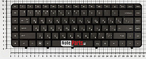 Клавиатура для ноутбука HP Pavilion dv6-3000 / dv6-3100 / dv6-3300  RU 