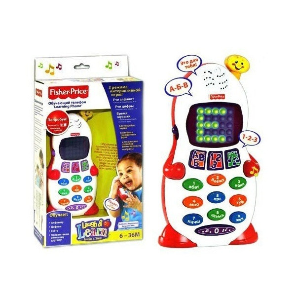 Fisher Price: Смейся и учись Обучающий телефон