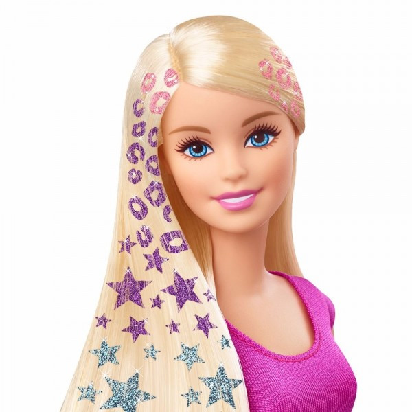 Кукла Barbie Барби CLG18 Игровой набор "Блестящие волосы"