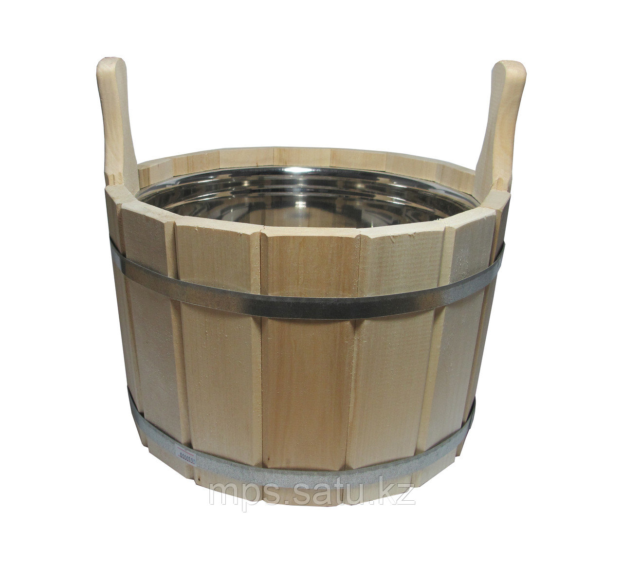 Шайка для бани и сауны, объемом 10 л, предназначена для хранения воды, приготовления настоев из трав и аромати - фото 1 - id-p42198235