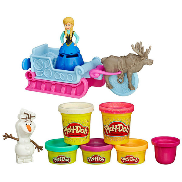 Игровой набор Play-Doh Холодное сердце "Приключение Анны на санях"