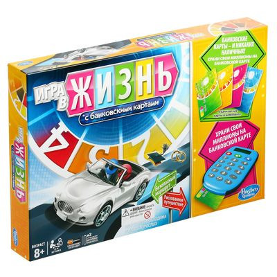 Настольная игра "Игра в жизнь с банковскими картами"