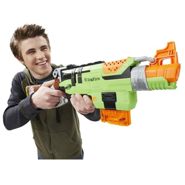 NERF (НЕРФ) Бластер Зомби СлингФайр