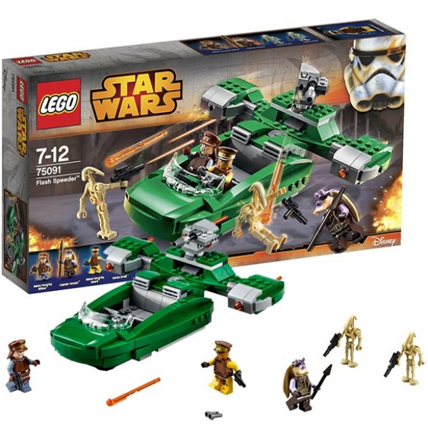 Конструктор LEGO Star Wars 75091 (ЛЕГО Звездные войны) Флэш-спидер