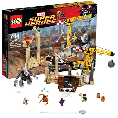 LEGO Супер Герои  76037 Носорог™ и Песочный человек™ против Супергероев™