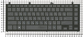 Клавиатура для ноутбука HP ProBook 4320s / 4321s / 4325s c рамкой