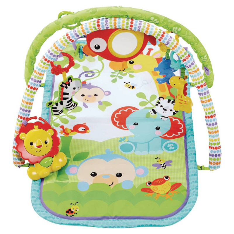 Fisher Price CHP85 Игровой коврик 3-в-1 "Друзья из тропического леса"
