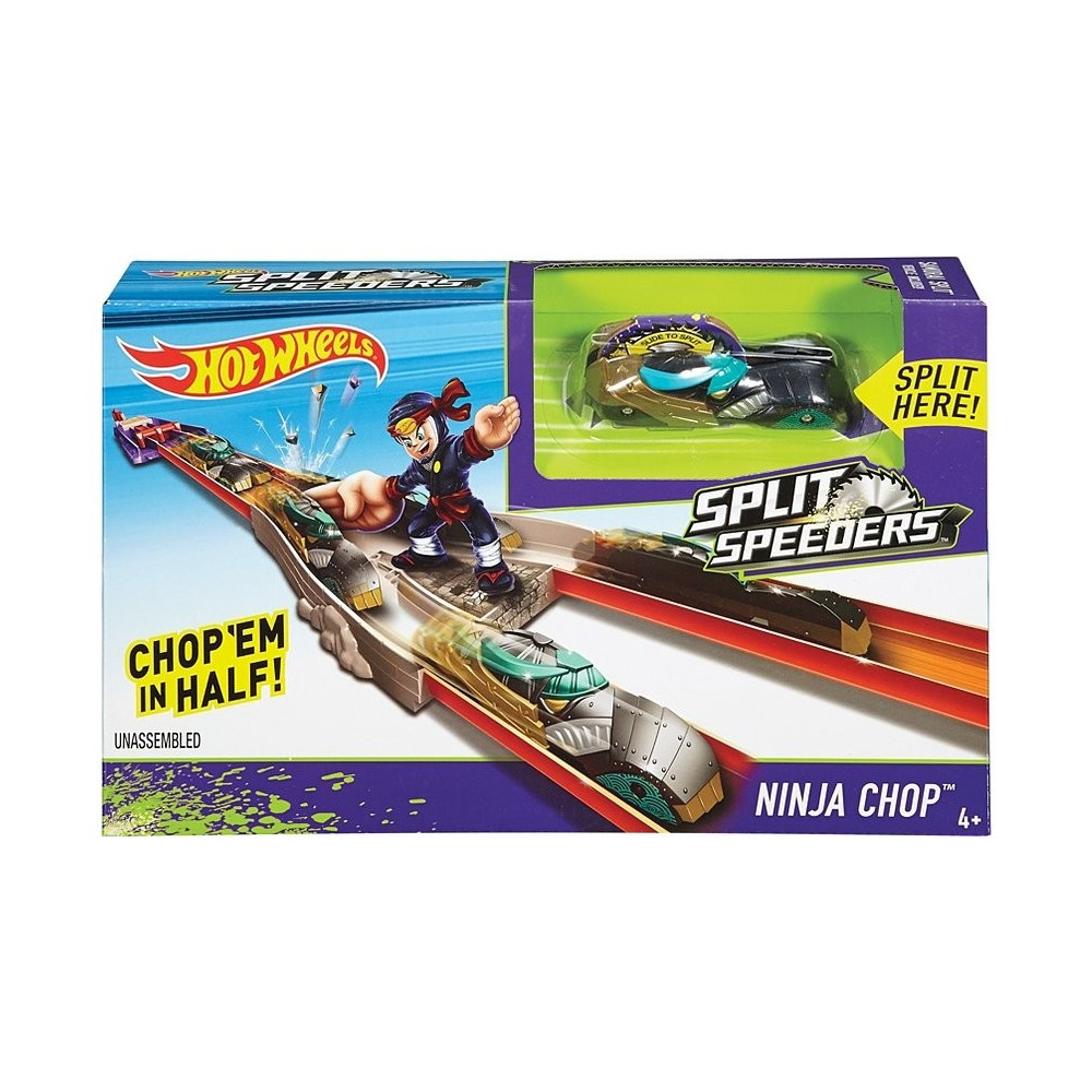 Hot Wheels СЕРИЯ МОЛНИЕНОСНЫЕ ПОЛОВИНКИ.ТРЕК УДАР НИНДЗЯ