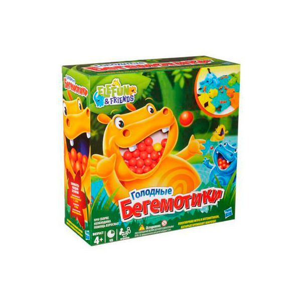 Настольная игра ИГРА Голодные бегемотики