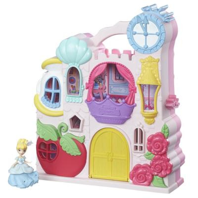 Hasbro Disney Princess Замок для маленьких кукол Принцесс: удобно храни и бери с собой