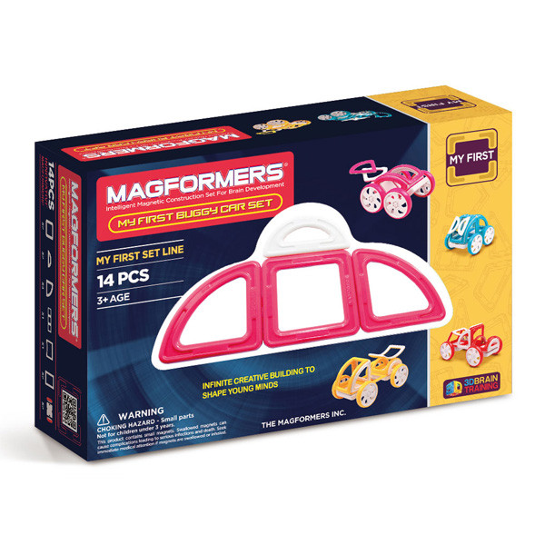 Magformers My First Buggy Car Set - Pink Магнитный конструктор Магформерс