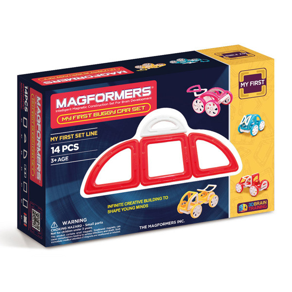 Magformers My First Buggy Car Set - Red Магнитный конструктор Магформерс
