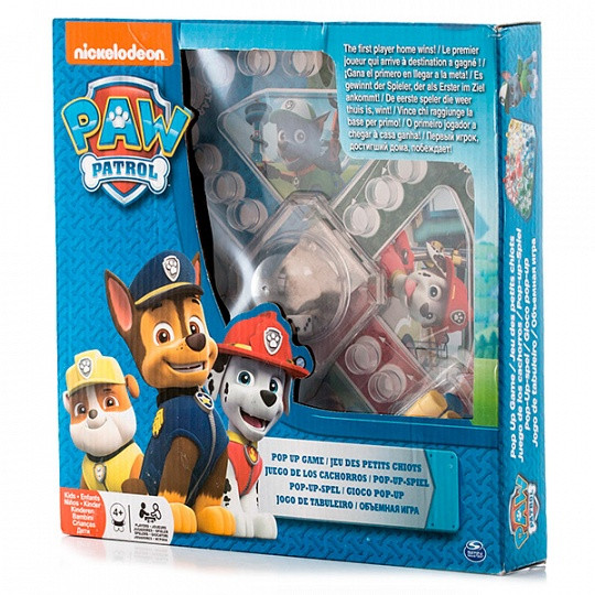 Настольная игра Spinmaster с кубиком и фишками Щенячий Патруль 6028799 Paw Patrol