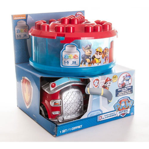 Конструктор Paw Patrol, Офис спасателей и машина Маршала. Щенячий патруль