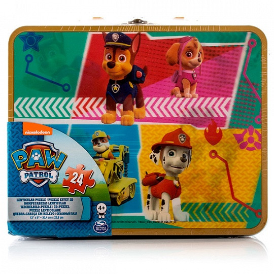 Игра Spinmaster голографический пазл Щенячий Патруль, 24 элемента