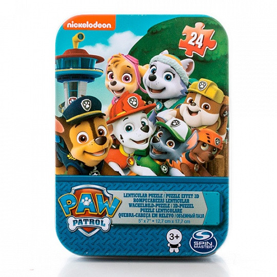 Игра Spinmaster голографический пазл Щенячий Патруль, 24 элемента