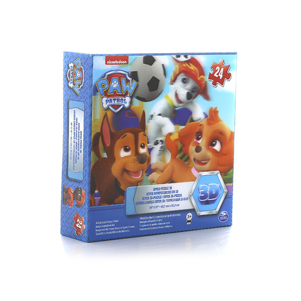 Игра Spinmaster супер 3D пазл Щенячий Патруль, 24 элемента