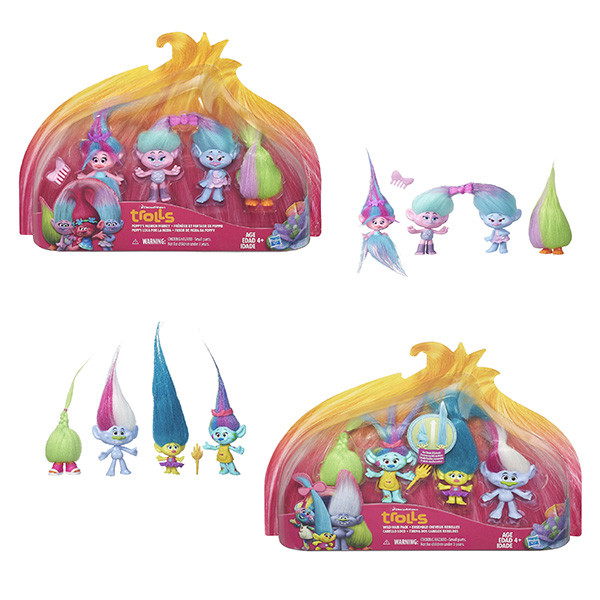 Игровой набор Hasbro Trolls 4 героя игровом наборе