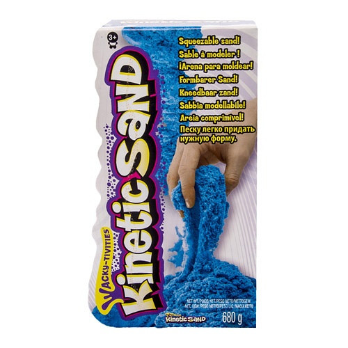 Песок для лепки, Kinetic sand, 1 яркий цвет, 680гр. в ассортименте