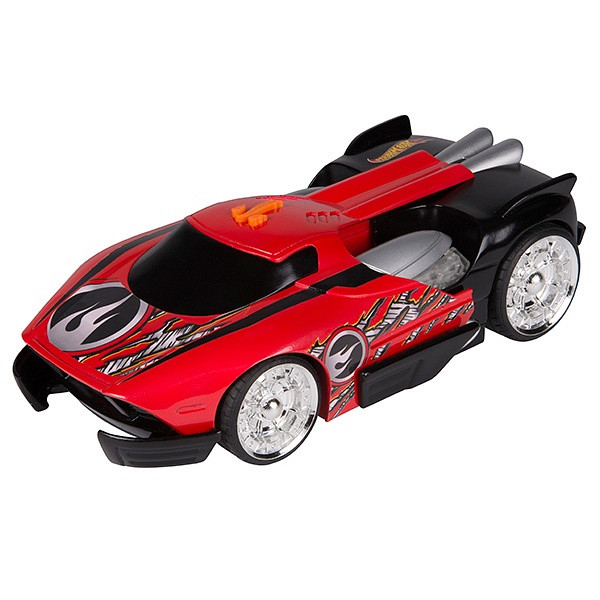 Hot Wheels Машинка Хот вилс на батарейках свет+звук, электомеханическая красная 33 см