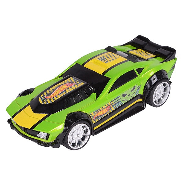 Hot Wheels Машинка Хот вилс на батарейках со светом механическая, зеленая 14 см