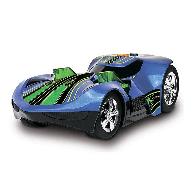 Hot Wheels Машинка Хот вилс на батарейках свет+звук, электомеханическая синяя 33 см