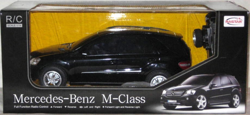 RASTAR RC Р/У Машина 1:14 21000 Mercedes-Benz ML CLASS, 2 цвета в асс., 46х22х20см, свет. фары и стоп-сигналы