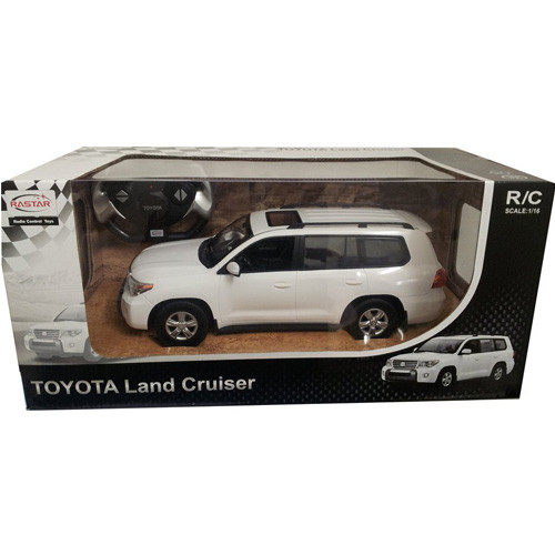 RASTAR RC Р/У Машина 1:16 50200 TOYOTA Land Cruiser, яркая коробка, 2 цвета в асс., 43х23х18см, свет. фары и