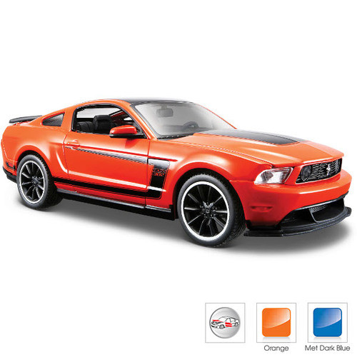 Модель коллекционная Maisto 31269 Ford Mustang Boss 302 1:24, Special Edition, открывающиеся двери и капот,  2 цвета в асс., 23х12х11см