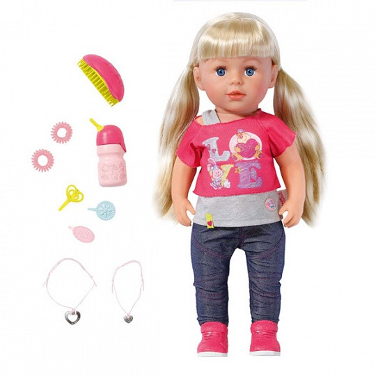 Игрушка BABY born Кукла Сестричка, 43 см, кор.