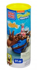 Mega Bloks 94615 (CND19) "SpongeBob SquarePants" Гонщики на лодках в асс. (в тубах)