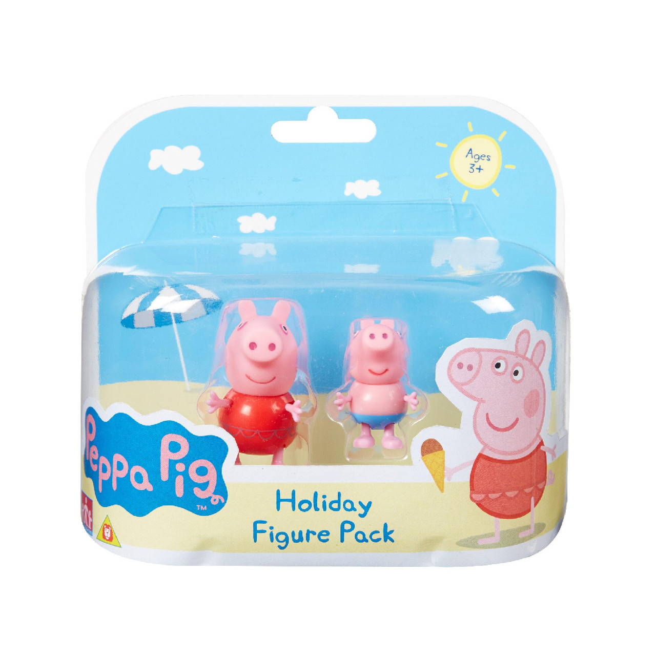 Игровой набор 2 фигурки Пеппа на каникулах, в асс. 30627