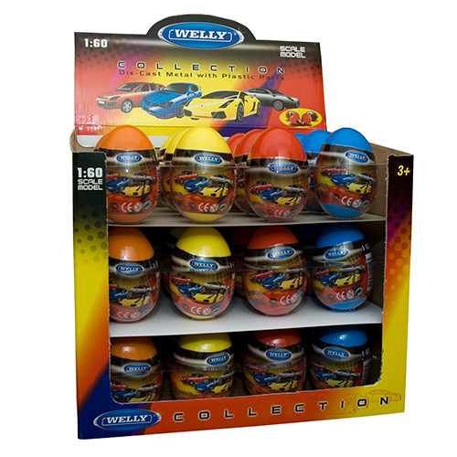 Игрушка Welly яйцо-сюрприз модель машины 1:60 яйцо-сюрприз