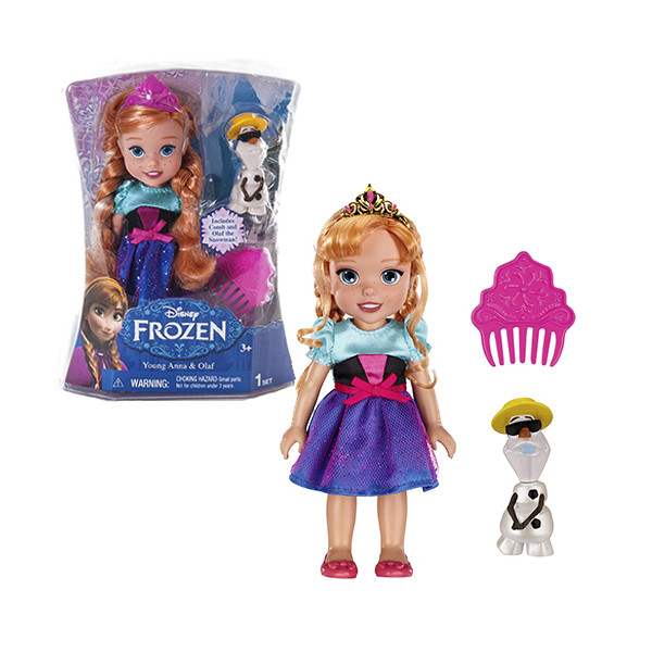 Disney Fairies Кукла Холодное Сердце Принцессы Дисней с Олафом 15 см, в асc-те