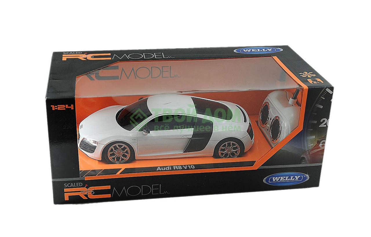 Игрушка Welly  р/у модель машины 1:24 Audi R8 V10
