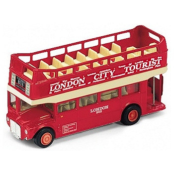 Игрушка Welly модель автобуса  London Bus открытый