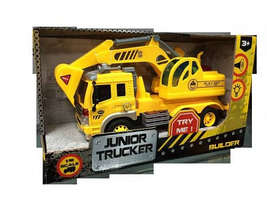 TOY TARGET 33011 инерционная машина  JUNIOR TRACKER - Экскаватор
