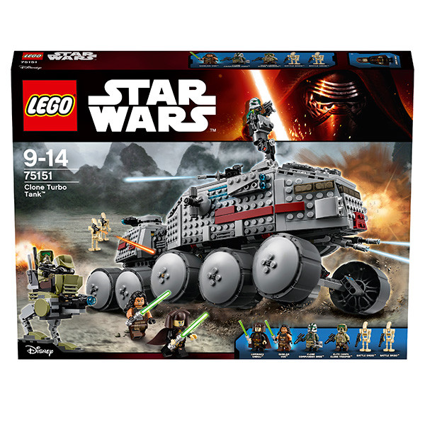 LEGO Игрушка Звездные войны Турботанк Клонов